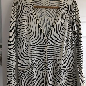 J. McLaughlin Leopard Sweater